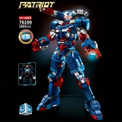 LY 76100 Iron Patriot Super Heroes