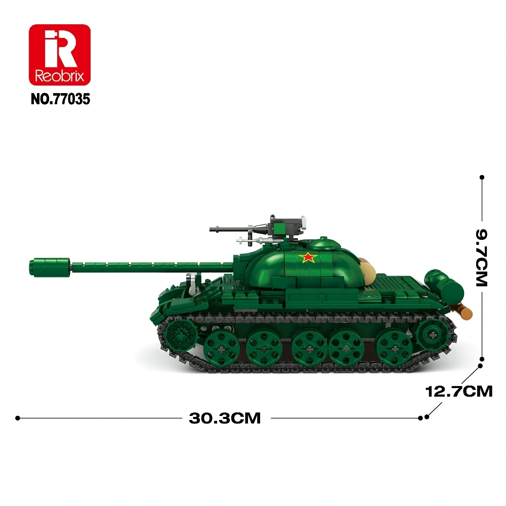 Reobrix 77035 TYPE 59 Tank World of Tanks Military