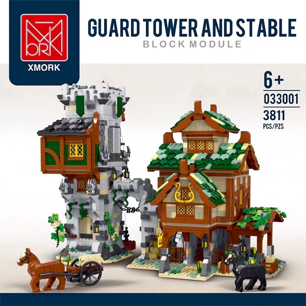 XMORK 033001 MEDIEVAL GUARD TOWER Modular Buildings