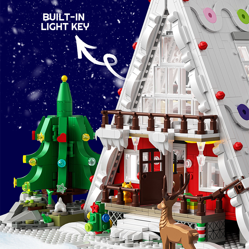 [Pre-Sale] [Mini Micro Bricks] ZHEGAO 613001 Artistic Chalet Creator Seasonal Christmas