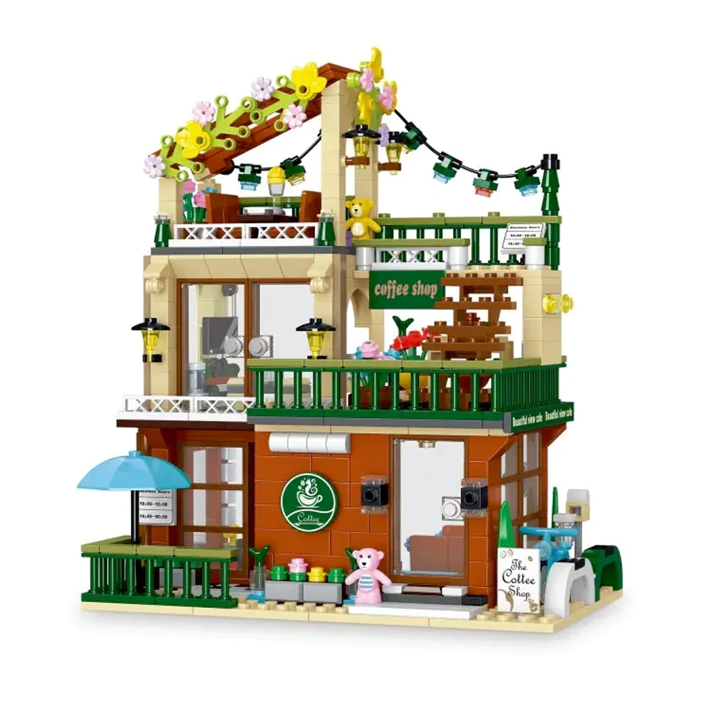 XMORK 20204 Coffee Shop 3IN1 Modular Buildings