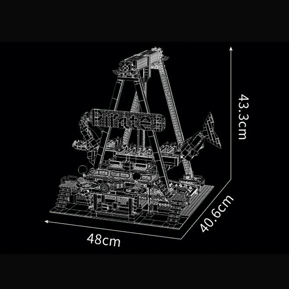 MouldKing 11017 Dragon Shark Pirate Ship Creator Expert