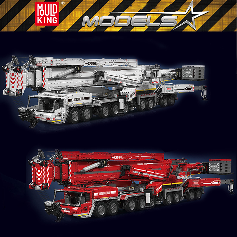 [With Motor] Mould King Liebherr LTM 11200 Remote Controlled Crane Technic