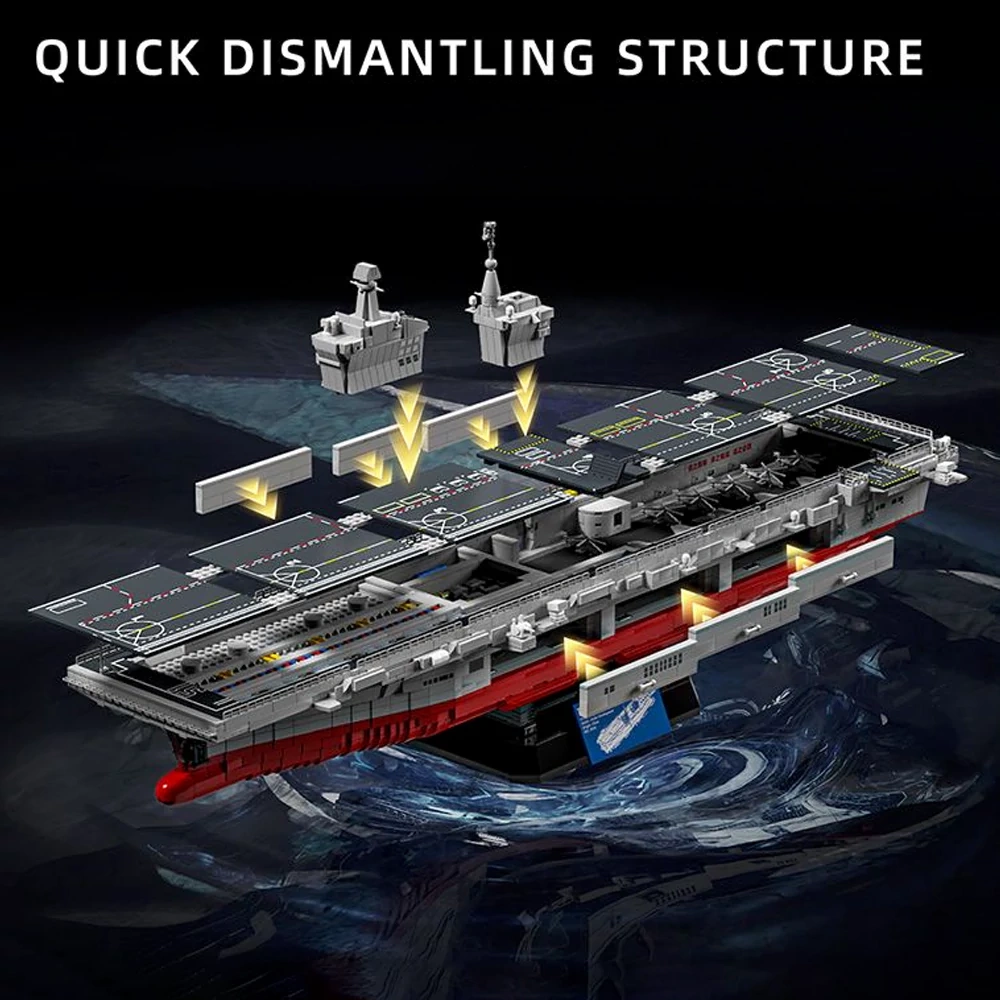 12GO 98013 TYPE 076 AMPHIBIOUS ASSAULT SHIP Military