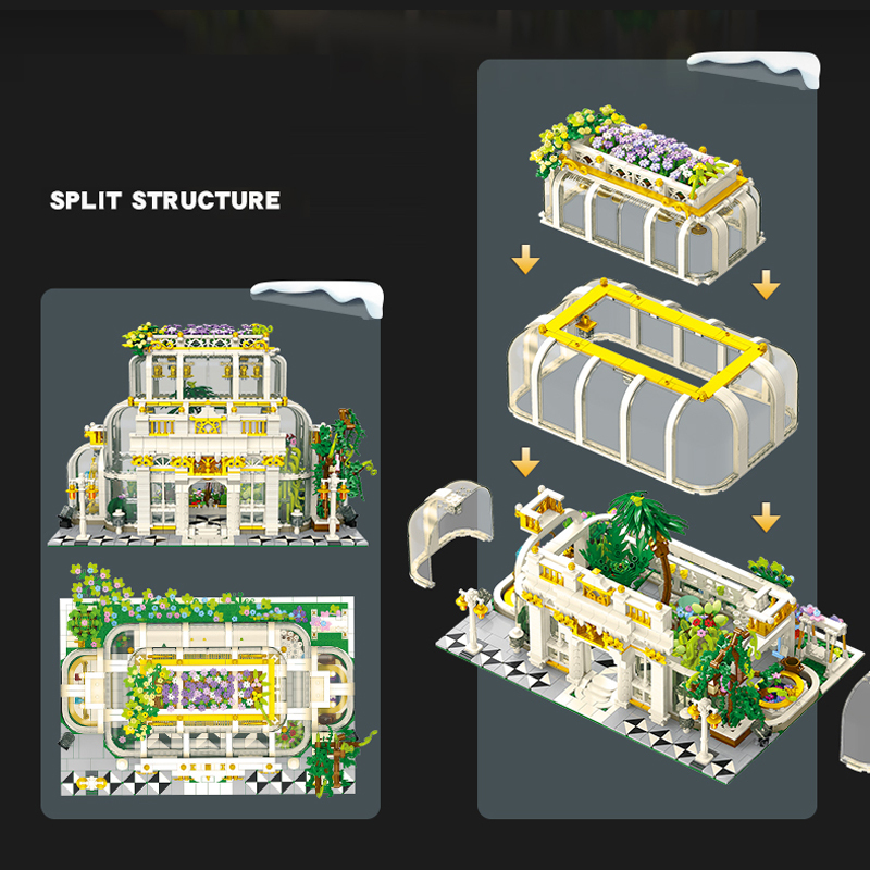 JIESTAR JJ9044 Neoclassical Botanical Garden Modular Buildings