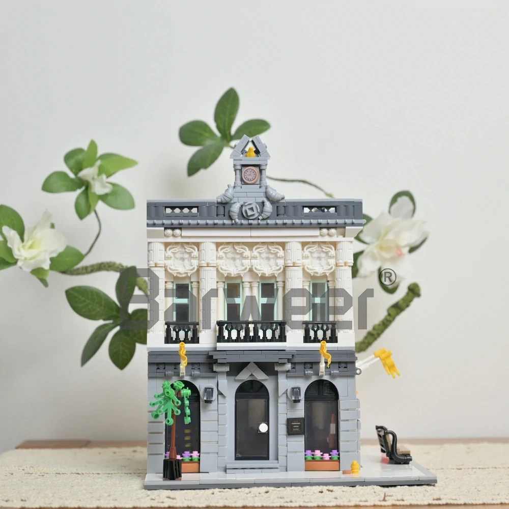 [Mini Micro Bricks] JiQing JQ10004 Bank Modular Buildings