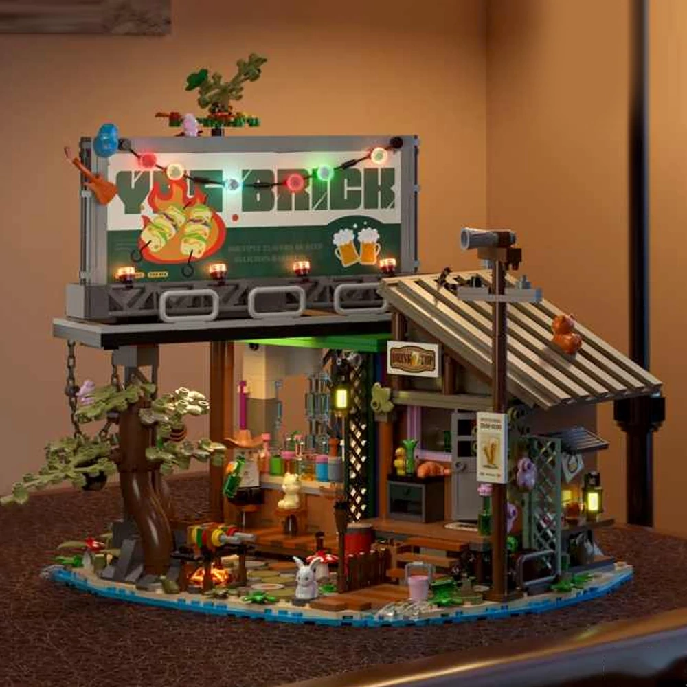 [Mini Micro Bricks] BrickYes 6032 Pier Bar Modular Buildings