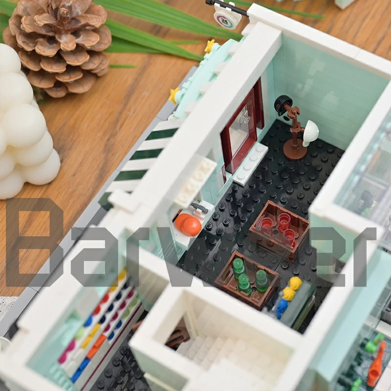 [Mini Micro Bricks] JiQing JQ10003 Grocery Store Modular Buildings