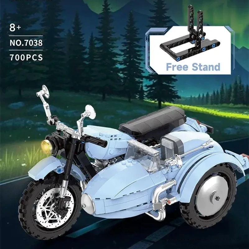 [Pre-sale] DK 7038 Magic Sidecar Motorcycle Movie