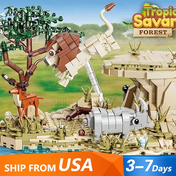 [Pre-sale] DK 6025 Tropical Grasslands Creator Expert US Warehouse Express