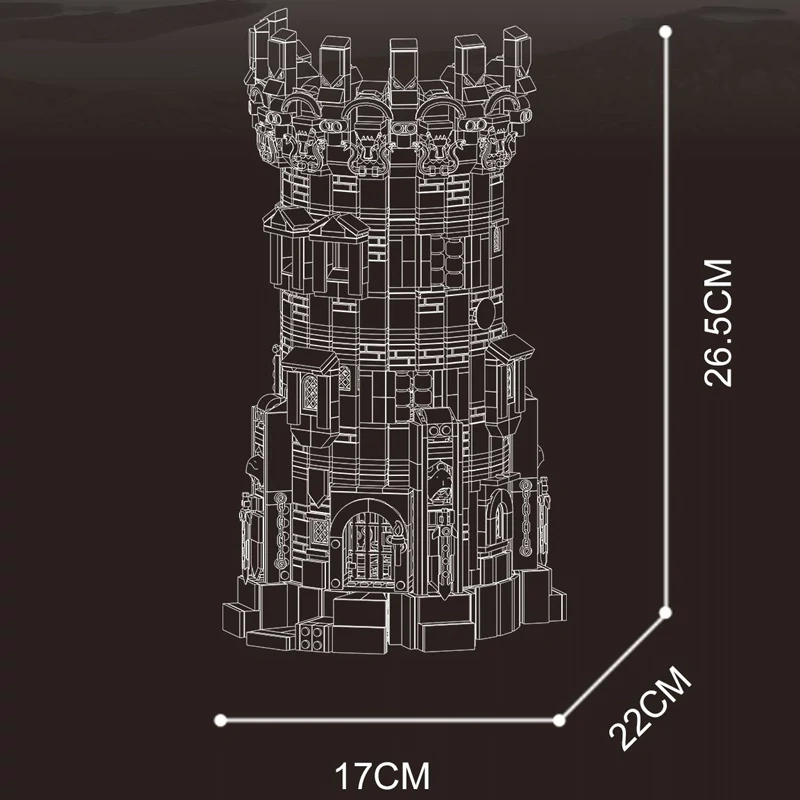 CBOX JD047 MIDDLE AGES WIZARD TOWER Modular Buildings Europe Warehouse Express