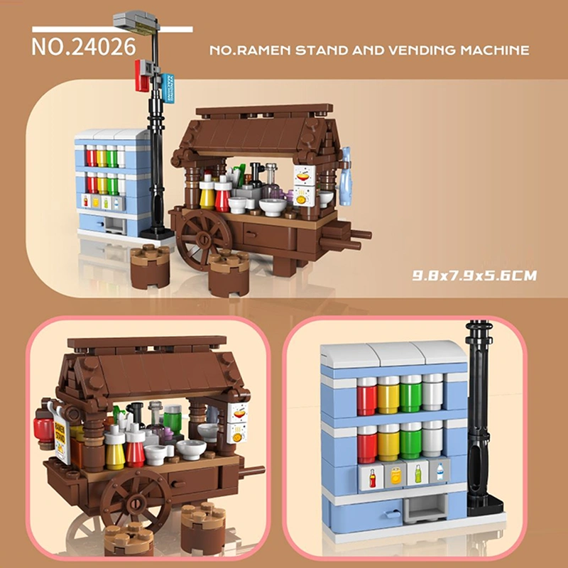 MouldKing MINI TOP 10 CREATIVE SMALL STORES Modular Buildings