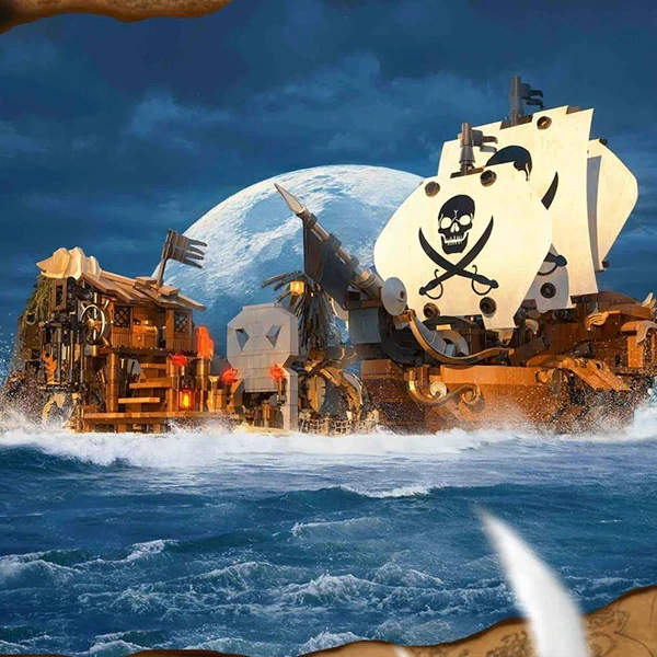 [Pre-Sale] [Mini Micro Bricks] ZHEGAO 652000 Island Treasure Hunt Historical