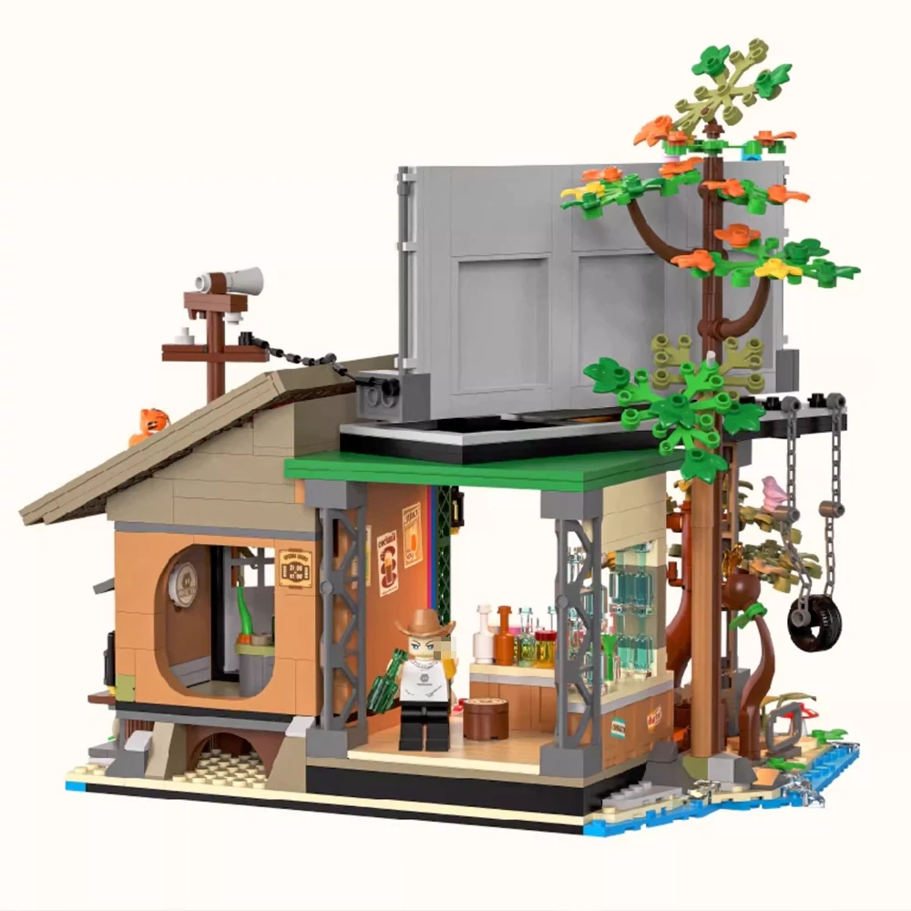 [Mini Micro Bricks] BrickYes 6032 Pier Bar Modular Buildings