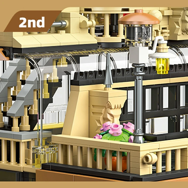 JIESTAR 89136 EUROPEAN STYLE RAILWAY STATION Technic