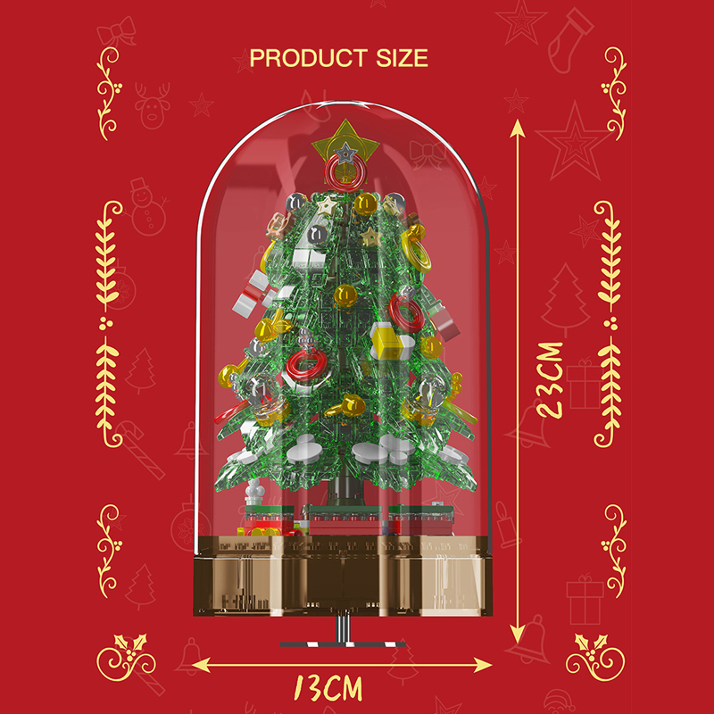 Mould King 10089/10090 Magical Christmas Music Box Seasonal Creator