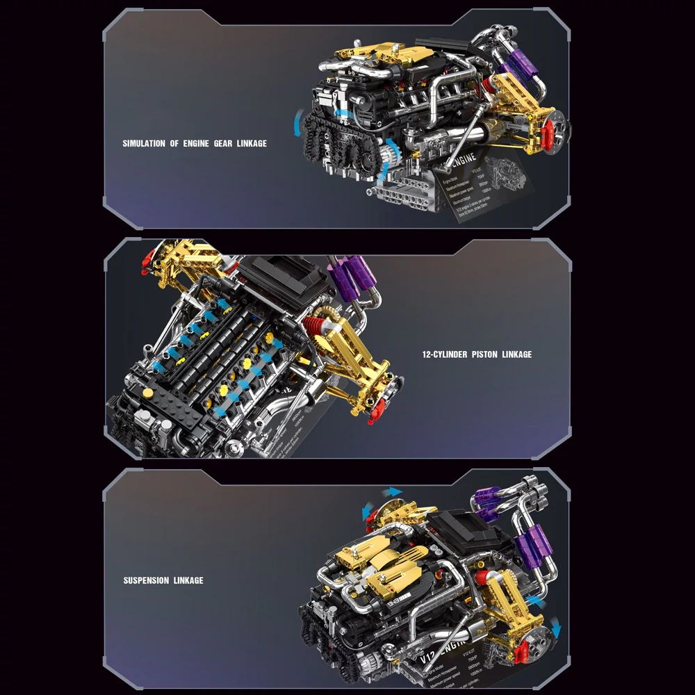 Eikee Y15004 V12 ENGINE Technic