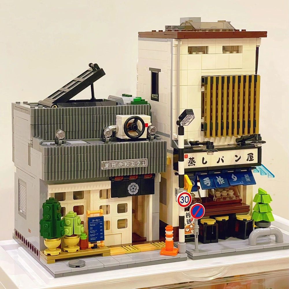 ハンドメイドショップ +kind‼️ LEGO MOC CaDa C66007 Summer Breeze Coffee Shop City