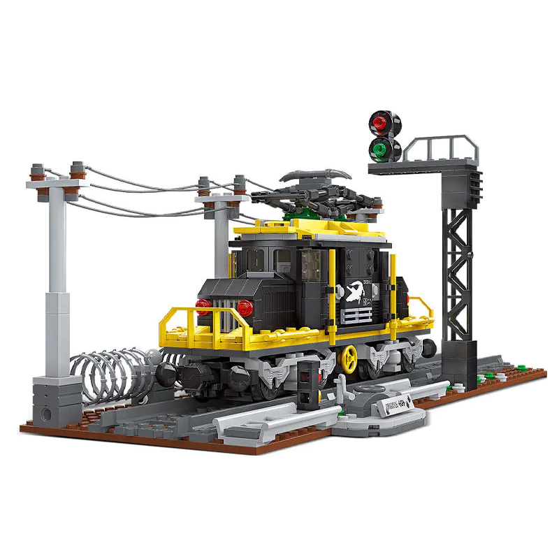 JIESTAR 59007 Crocodile Locomotive Creator Expert Building Blocks 669± pcs Bricks Toys Model From China