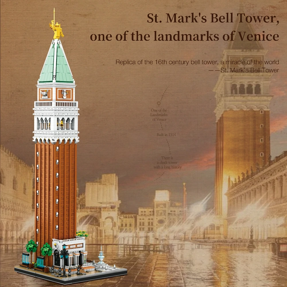 Reobrix 55013 CAMPANILE DI SAN MARCO Modular Buildings