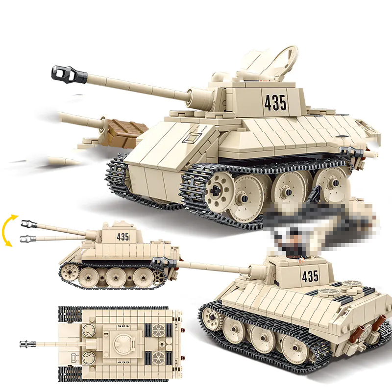Quanguan 100101 VK 1602 Leopard Tank Military