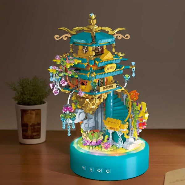 ZHEGAO 954001 Butterfly Music Box Creator Expert