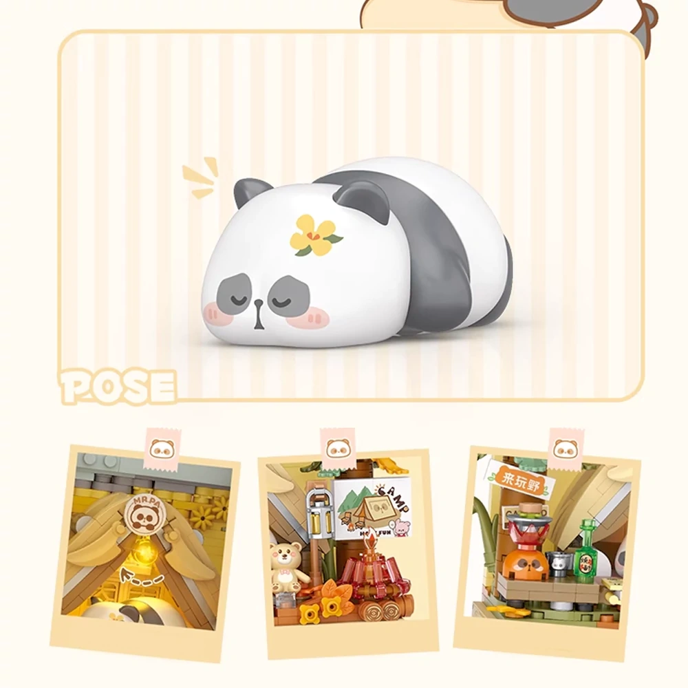 [Mini Micro Bricks] LOZ Panda 3D Painting Creator Expert