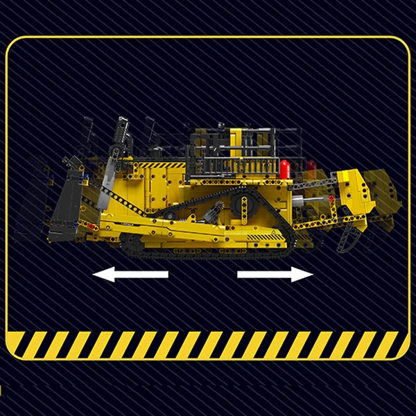 [With Motor] MouldKing 15084 Bulldozer Technic