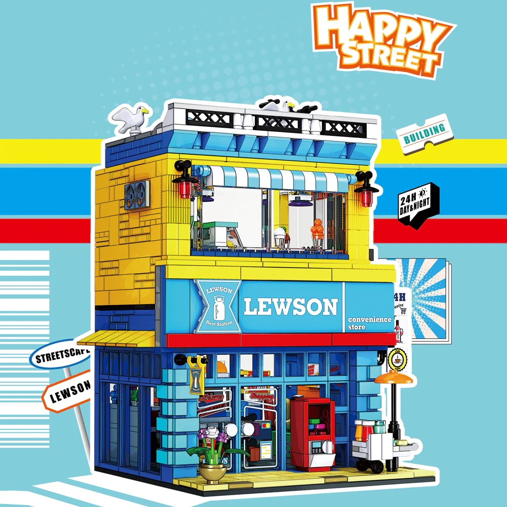 Jiestar Mini Street View Convenience Store Modular Buildings