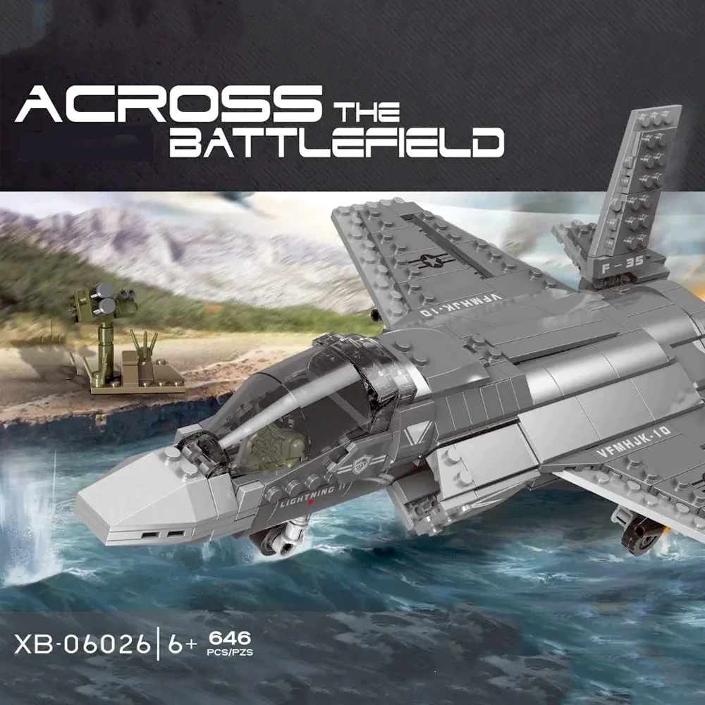 XINGBAO XB-06026 F35 Fighter Jet Military