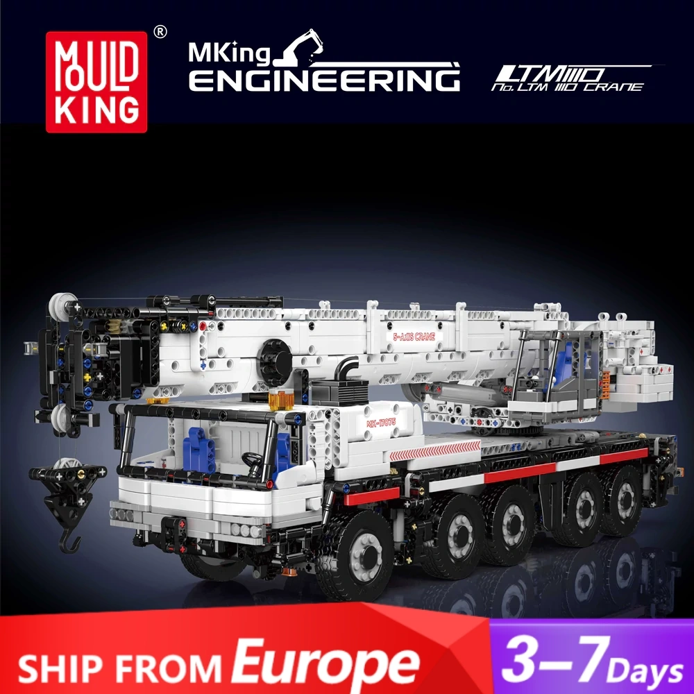 [Pre-sale] MouldKing 17075 LIM IIIO Crane Technic Europe Warehouse Express