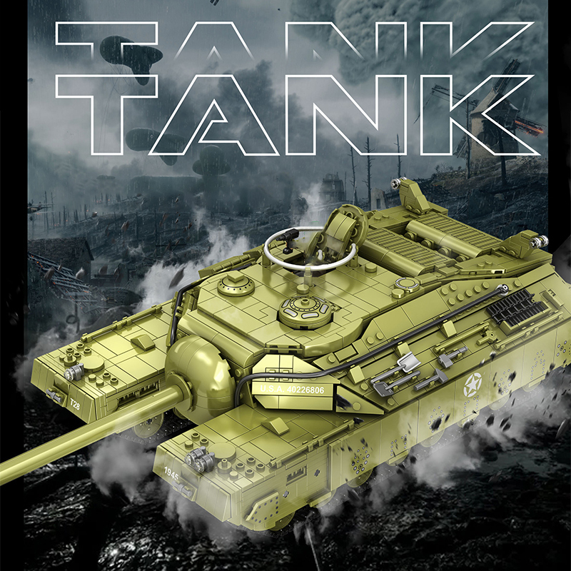 Panlos 628010 Military T28 Heavy Tank Building Blocks 2986±pcs Bricks from China.