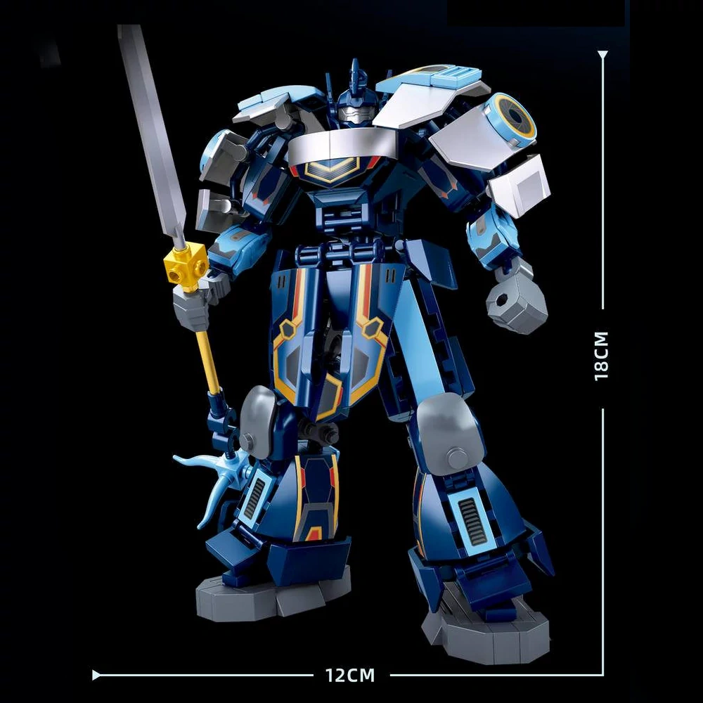 Sluban Classic of Mountains and Seas The Four Great Divine Beasts Mech Dual Form Chinese Culture