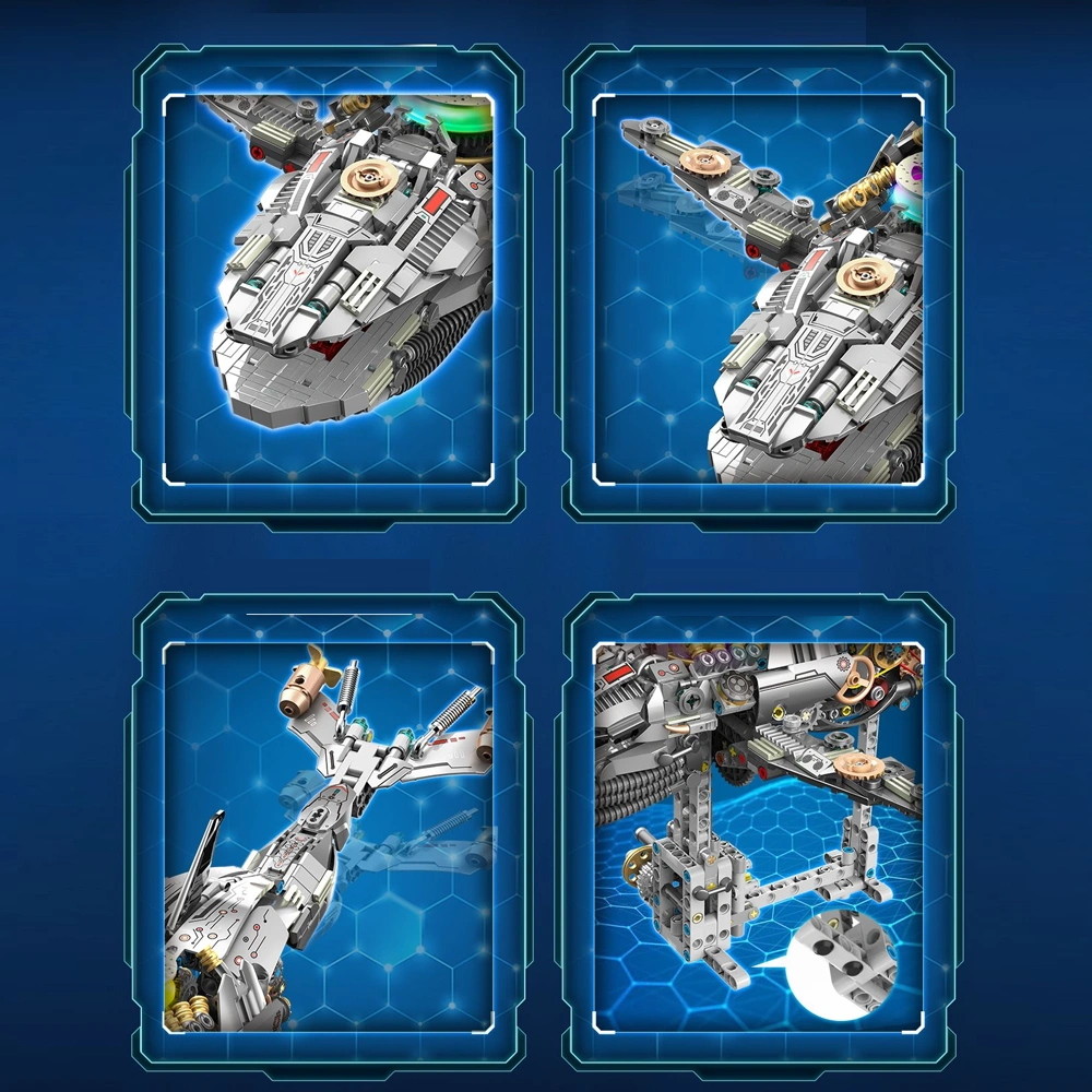 PINLEEN PL6060 Mechanical Block Blue WhaLe Creator Expert