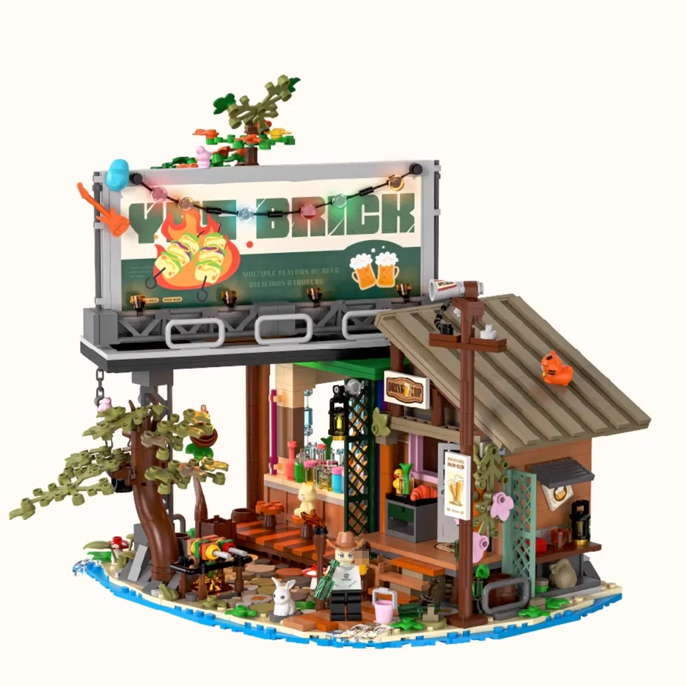 [Mini Micro Bricks] BrickYes 6032 Pier Bar Modular Buildings