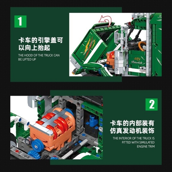 Jiestar JJ9069 Peter Bilt 389 Technic