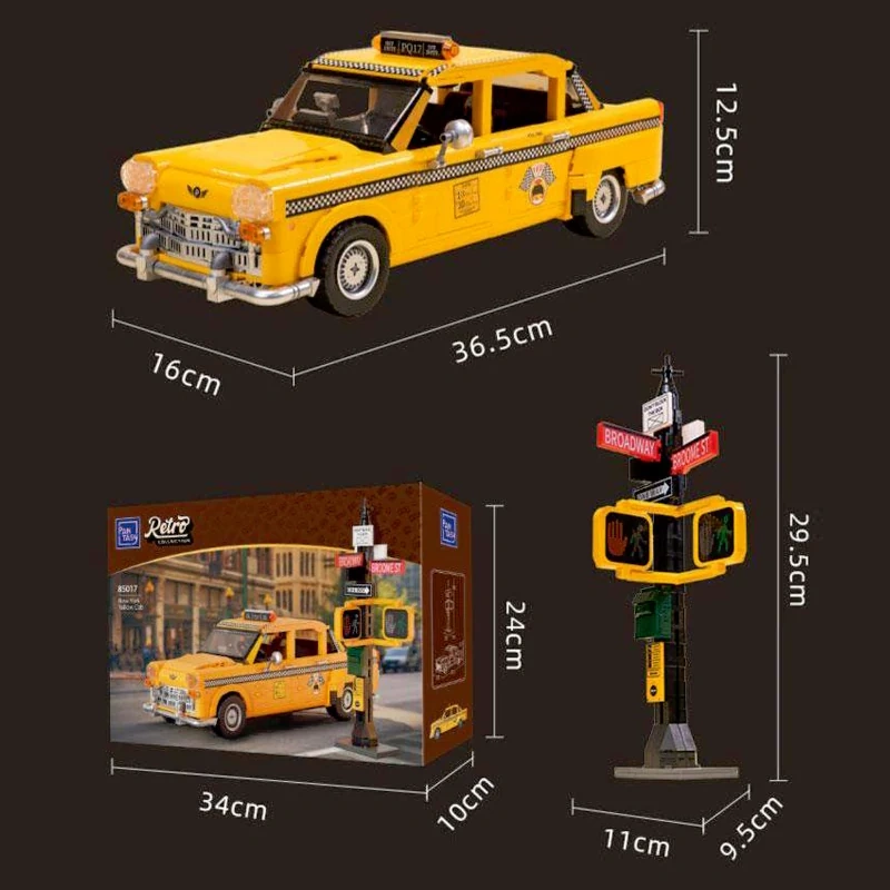 Pantasy 85017 New York Taxi Creator Expert US Warehouse Express