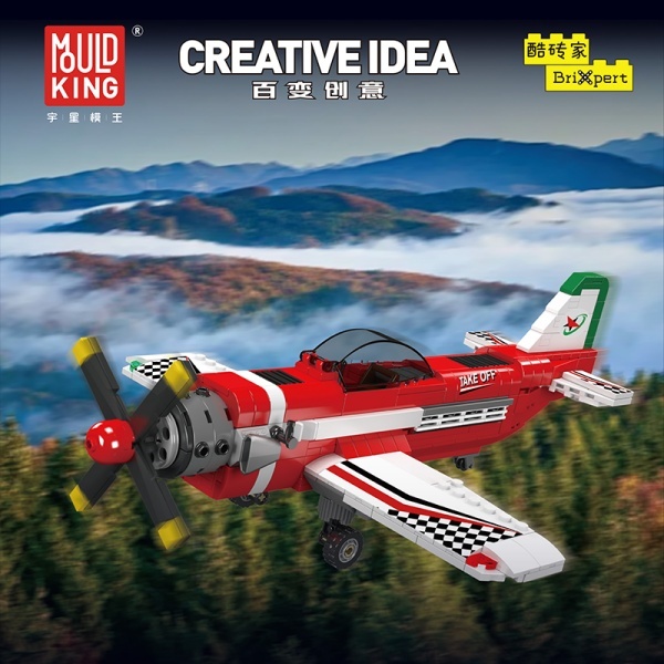 MouldKing 24058 Racing Airplane Technic