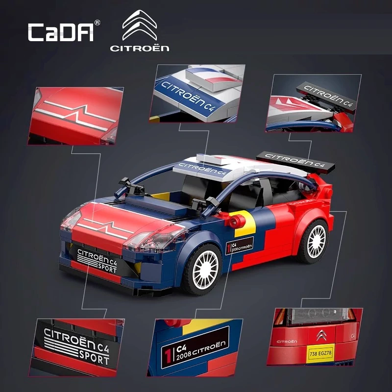 CaDA C55033 2008 Citroen C4 WRC 1:24 Technic