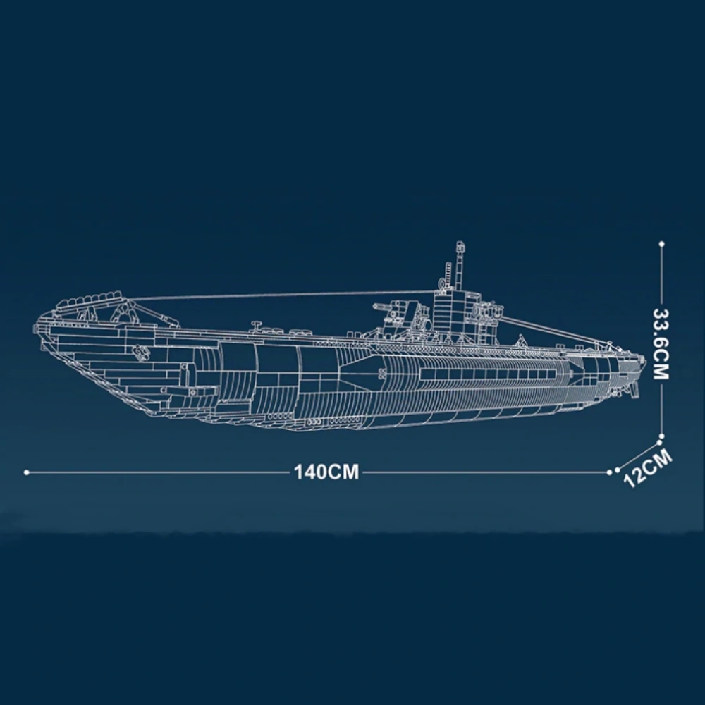 Reobrix 33050 NEXT-GENERATION STRATEGIC U-TYPE SUBMARINE Military