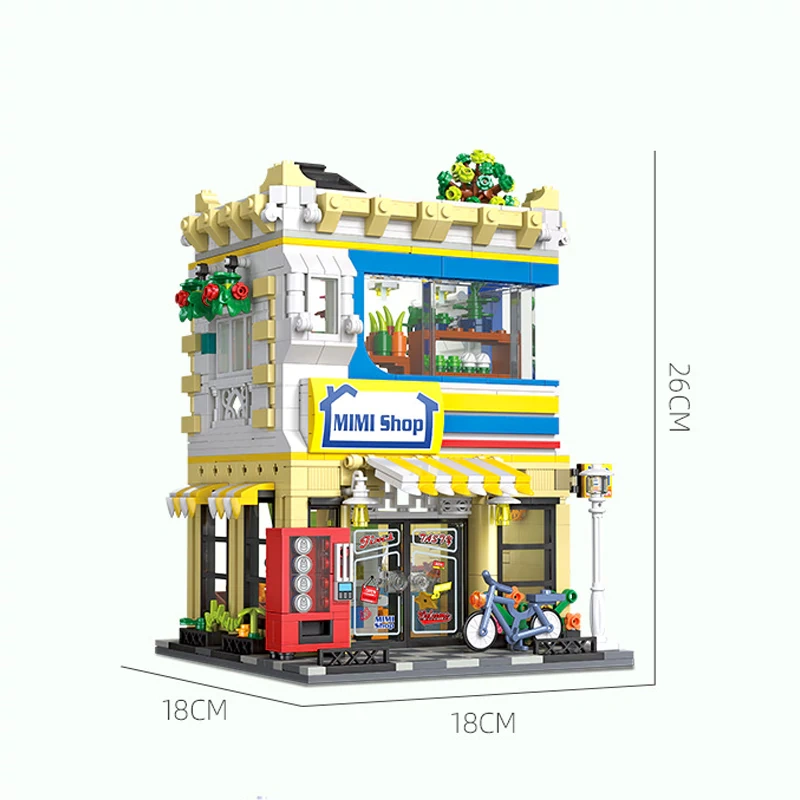 Jiestar Mini Street View Convenience Store Modular Buildings