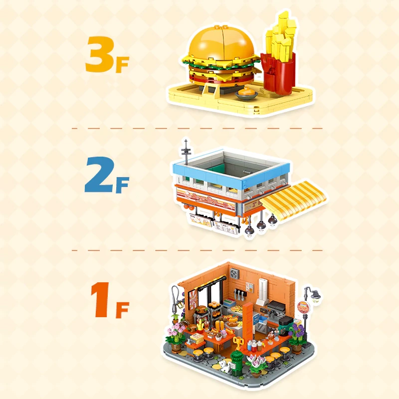JIESTAR JJ9082 French Fries Burger Shop Modular Buildings