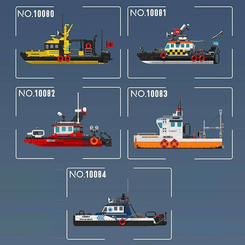 MouldKing Bustling Freeport Series Technic