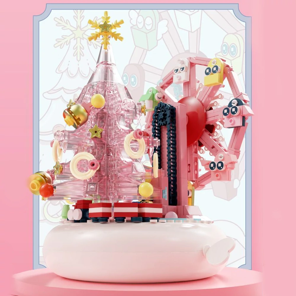 DK 7030 Pink Sky Wheel MERRY Christmas