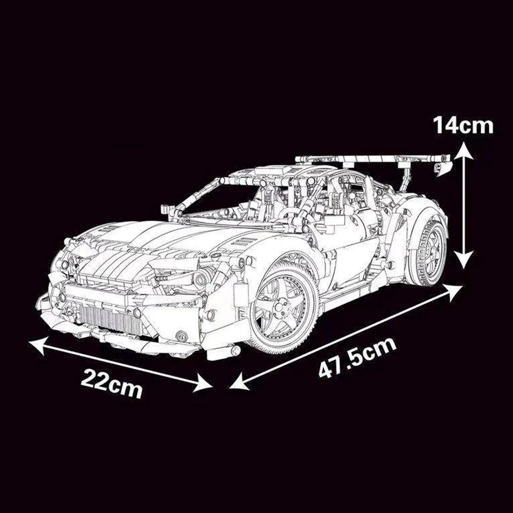 Happy Build YC-23002 TOYOTA GT86 1:10 Technic