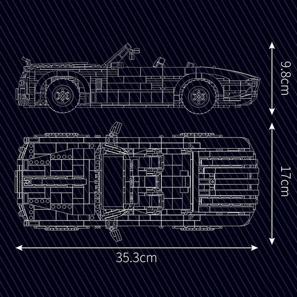 MouldKing 10031 Rolls-Royce Wraith Technic