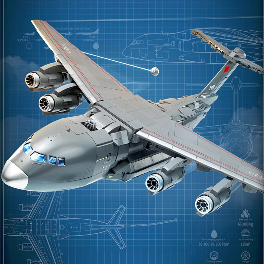 Keeppley 23034 YY-20 Transport Plane Military