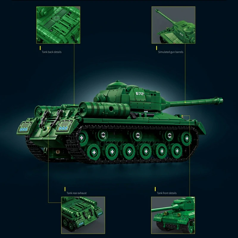 LeYi 66072 IS-2 Heavy Tank Military