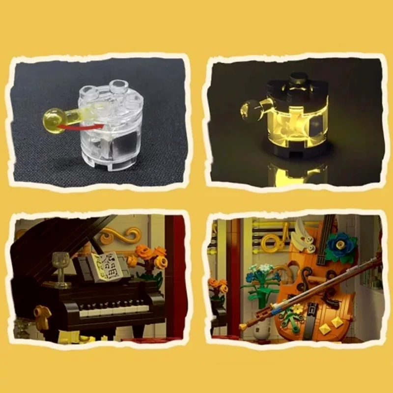 XMORK 028007 MUSICAL INSTRUMENT BOOKEND Creator Expert