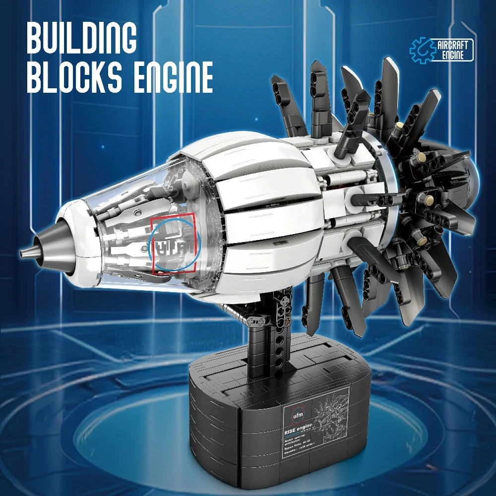 Reobrix 33018 AIRCRAFT ENGINE Technic